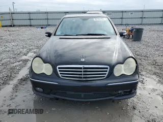 2007 Mercedes-Benz C 2.5L Sport with VIN WDBRF52H67F932666, listed as a Copart auction lot 46183785 with 196,832 mi miles and Salvage Title. Bid and sale history available at carsss.com. Image 5.