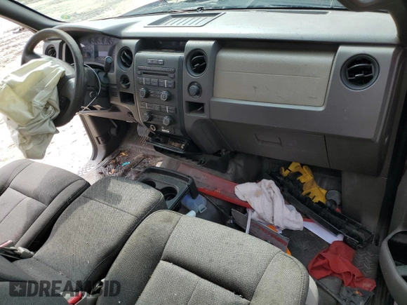 2009 Ford F-150 XL with VIN 1FTRF12W89KB16691, listed as a Copart auction lot 48011105 with 102,080 mi miles and Salvage Title. Bid and sale history available at carsss.com. Image 8.