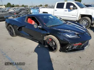 2021 Chevrolet Corvette 2LT with VIN 1G1YB2D43M5125954, listed as a Copart auction lot 78750964 with 23,158 mi miles and Salvage Title. Bid and sale history available at carsss.com. Image 4.