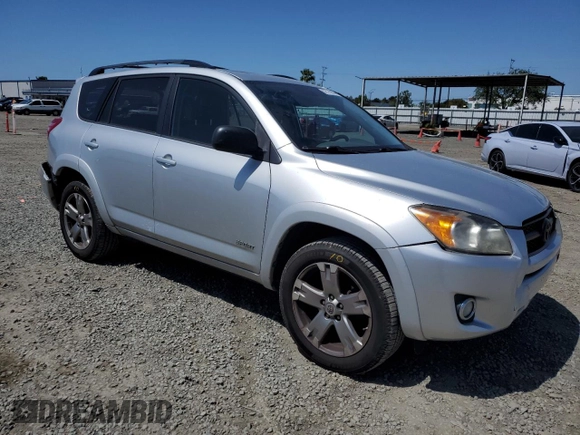 2010 Toyota RAV4 Sport with VIN 2T3WK4DV3AW004252, listed as a Copart auction lot 52110205 with 213,975 mi miles and Salvage Title. Bid and sale history available at carsss.com. Image 4.