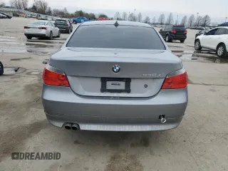 2007 BMW 5 Series 530xi with VIN WBANF73567CU26463, listed as a Copart auction lot 47670845 with 168,965 mi miles and Salvage Title. Bid and sale history available at carsss.com. Image 6.