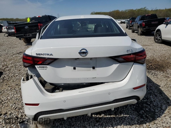 2023 Nissan Sentra SV with VIN 3N1AB8CVXPY325214, listed as a Copart auction lot 51970965 with 9,544 mi miles and Salvage Title. Bid and sale history available at DreamBid. Image 6.