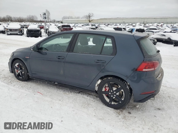 2020 Volkswagen Golf GTI S with VIN 3VW6T7AU0LM010005, listed as a Copart auction lot 46279925 with 66,307 mi miles and Salvage Title. Bid and sale history available at carsss.com. Image 2.