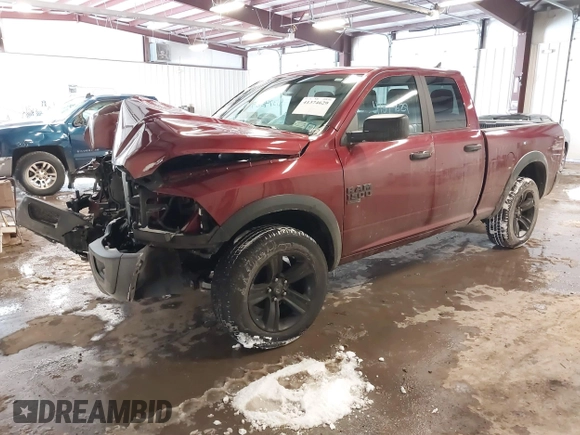 2021 Ram 1500 Classic Warlock with VIN 1C6RR7GG1MS576853, listed as a IAAI auction lot 41374629 with 27,119 mi miles. Bid and sale history available at carsss.com. Image 17.
