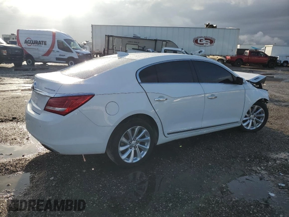 2015 Buick LaCrosse Leather with VIN 1G4GB5G3XFF118774, listed as a Copart auction lot 64457364 with 76,182 mi miles and Salvage Title. Bid and sale history available at DreamBid. Image 3.