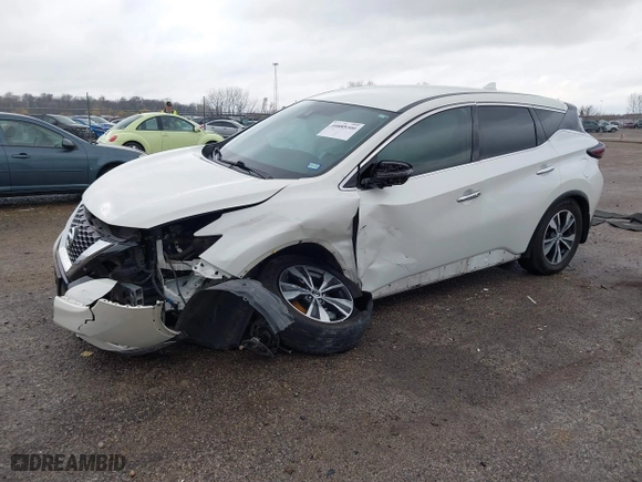 2020 Nissan Murano S with VIN 5N1AZ2AJ4LN154887, listed as a IAAI auction lot 40885300 with 125,735 mi miles. Bid and sale history available at carsss.com. Image 18.