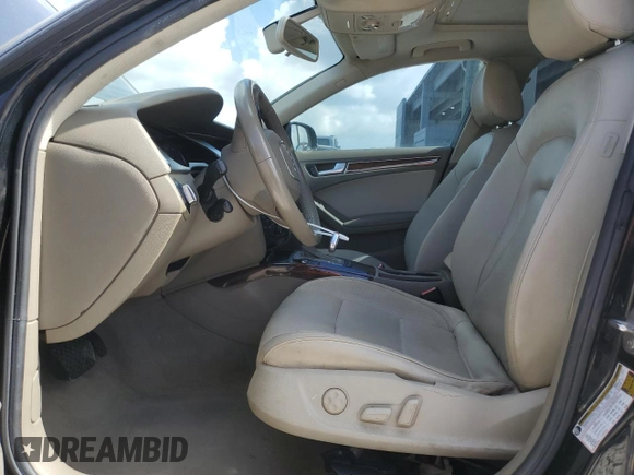2012 Audi A4 2.0T Premium with VIN WAUAFAFL9CN020505, listed as a Copart auction lot 43136145 with 115,489 mi miles and Salvage Title. Bid and sale history available at carsss.com. Image 7.