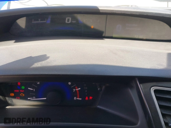 2013 Honda Civic LX with VIN 19XFB2F54DE019084, listed as a IAAI auction lot 41778172 with 93,475 mi miles and . Bid and sale history available at DreamBid. Image 7.