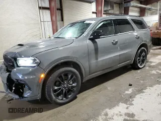 2025 Dodge Durango GT Plus с VIN 1C4RDJDG9SC507277, выставлен на аукционе Copart как лот 89114975 с пробегом 4 917 миль миль и Списание • Salvage title. История ставок и продаж доступна на DreamBid. Изображение 1.