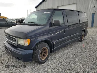 2002 Ford Econoline Cargo Recreational with VIN 1FDRE14LX2HB71387, listed as a Copart auction lot 51112375 with 141,331 mi miles and Clean Title. Bid and sale history available at carsss.com. Image 1.