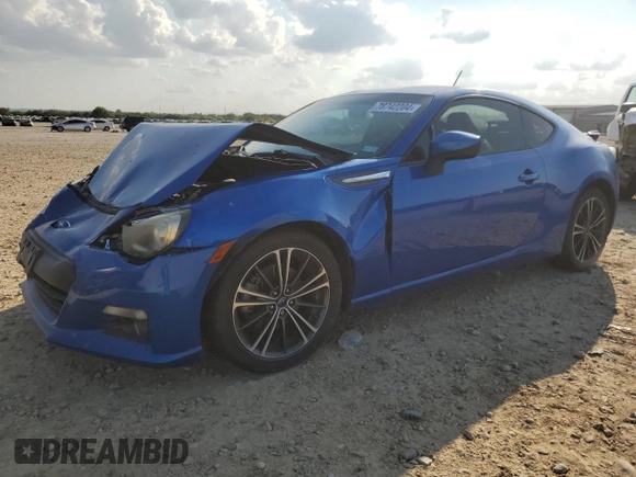 2013 Subaru BRZ Limited with VIN JF1ZCAC18D1611800, listed as a Copart auction lot 78742204 with 77,270 mi miles and Salvage title. Bid and sale history available at DreamBid. Image 1.