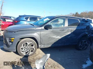 2024 Hyundai Kona N Line with VIN KM8HACA33RU166301, listed as a IAAI auction lot 41311648 with 489 mi miles. Bid and sale history available at carsss.com. Image 14.