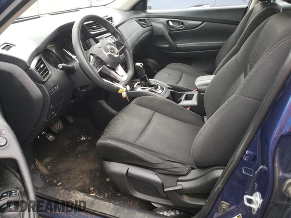 2017 Nissan Rogue S with VIN KNMAT2MV8HP587466, listed as a Copart auction lot 60726955 with 160,529 mi miles and Clean title. Bid and sale history available at DreamBid. Image 7.