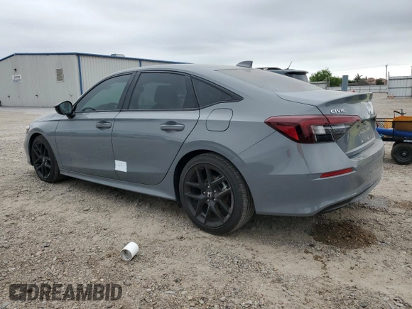 2025 Honda Civic Sport with VIN 2HGFE2F52SH556966, listed as a Copart auction lot 51869595 with 1,237 mi miles and Salvage title. Bid and sale history available at DreamBid. Image 2.