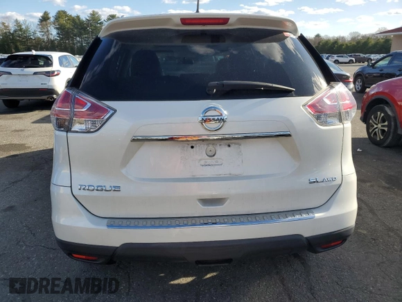 2015 Nissan Rogue SL with VIN 5N1AT2MV8FC910575, listed as a Copart auction lot 49829115 with 119,649 mi miles and Salvage Title. Bid and sale history available at carsss.com. Image 6.