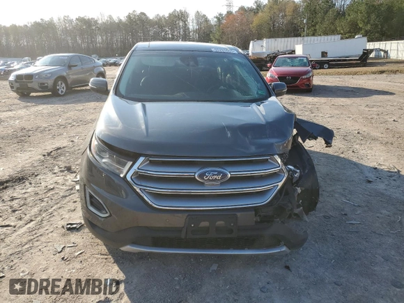 2015 Ford Edge Titanium with VIN 2FMPK4K80FBB82496, listed as a Copart auction lot 50285555 with 115,637 mi miles and Salvage Title. Bid and sale history available at carsss.com. Image 5.
