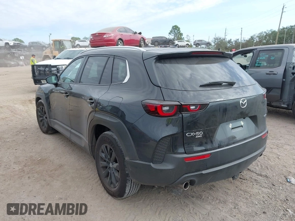 2024 Mazda CX-50 2.5 S Premium Package with VIN 7MMVABDM4RN229714, listed as a IAAI auction lot 41198548 with 10,386 mi miles. Bid and sale history available at carsss.com. Image 3.