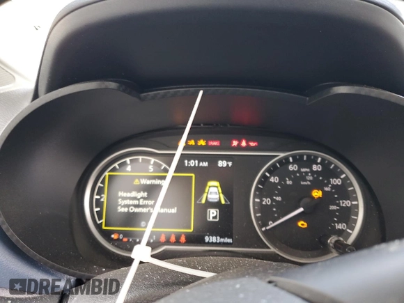 2025 Nissan Versa SV с VIN 3N1CN8EV6SL827012, выставлен на аукционе Copart как лот 57856435 с пробегом 9 383 миль миль и Списание • Salvage title. История ставок и продаж доступна на DreamBid. Изображение 9.