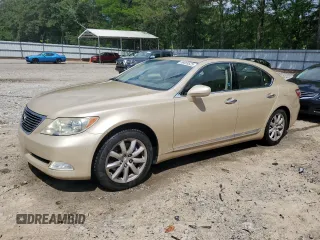 2007 Lexus LS 460 with VIN JTHBL46F775047802, listed as a Copart auction lot 56669525 with 181,584 mi miles and Salvage title. Bid and sale history available at DreamBid. Image 1.