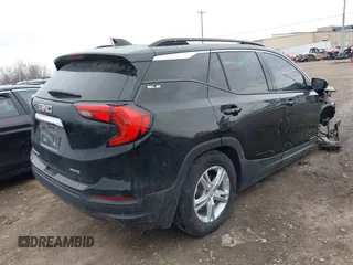 2020 GMC Terrain SLE with VIN 3GKALTEV8LL298326, listed as a IAAI auction lot 41895235 with 110,639 mi miles. Bid and sale history available at carsss.com. Image 4.