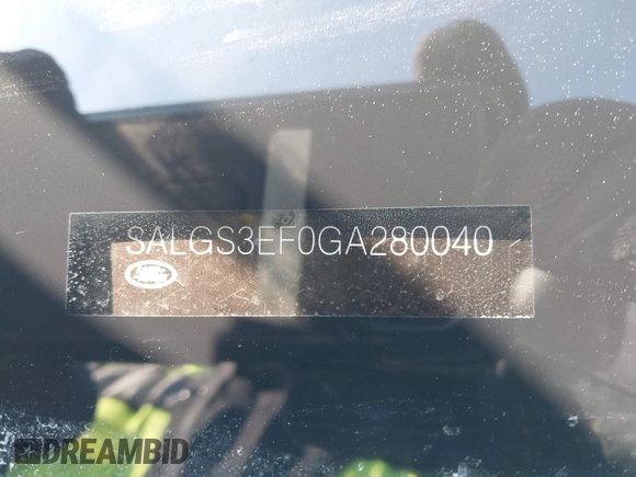 2016 Land Rover Range Rover Supercharged z VIN SALGS3EF0GA280040, wystawiony jako IAAI lot #41394107 z przebiegiem 72 446 mil mil oraz . Historia ofert i sprzedaży dostępna na DreamBid. Obrazek 9.