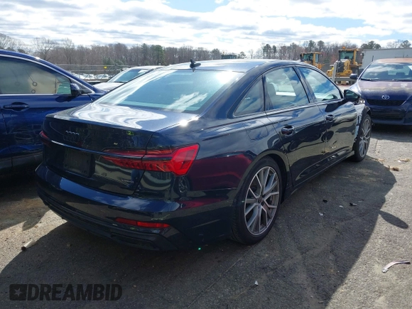 2022 Audi A6 Prestige with VIN WAUM2BF25NN032899, listed as a IAAI auction lot 41728685 with 48,722 mi miles. Bid and sale history available at carsss.com. Image 4.