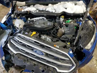 2019 Ford EcoSport SE with VIN MAJ6S3GLXKC265649, listed as a Copart auction lot 45130655 with 10,666 mi miles and Salvage Title. Bid and sale history available at carsss.com. Image 12.