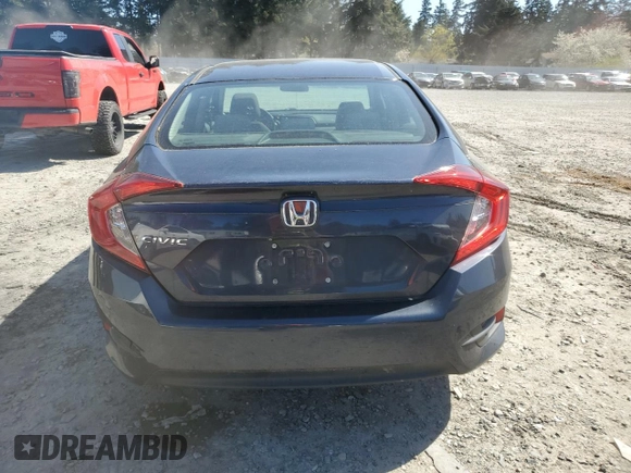 2016 Honda Civic Sedan EX with VIN 19XFC2F84GE215098, listed as a Copart auction lot 53055735 with 35,732 mi miles and Salvage Title. Bid and sale history available at carsss.com. Image 6.