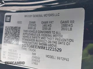 2021 GMC Canyon 4WD Denali with VIN 1GTG6EEN9M1221529, listed as a IAAI auction lot 41228498 with 67,727 mi miles. Bid and sale history available at carsss.com. Image 9.