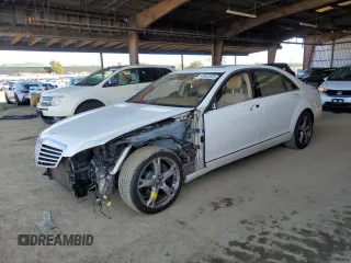 2013 Mercedes-Benz S-Class S 550 with VIN WDDNG7DB3DA503825, listed as a Copart auction lot 49843855 with 127,405 mi miles and Salvage Title. Bid and sale history available at carsss.com. Image 1.