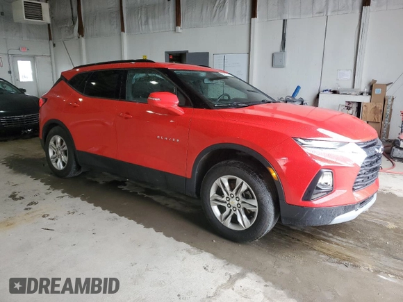 2020 Chevrolet Blazer LT with VIN 3GNKBHRS4LS540266, listed as a Copart auction lot 54677465 with 134,523 mi miles and Salvage title. Bid and sale history available at DreamBid. Image 4.