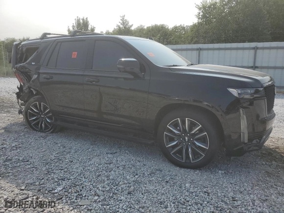 2022 Cadillac Escalade Sport Platinum with VIN 1GYS4GKL8NR201462, listed as a Copart auction lot 70836364 with 20,843 mi miles and Salvage Title. Bid and sale history available at carsss.com. Image 4.