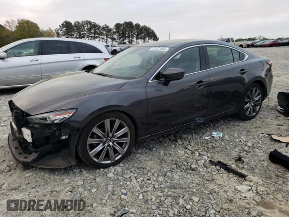 2018 Mazda 6 Grand Touring Reserve with VIN JM1GL1WY3J1313063, listed as a Copart auction lot 51321955 with 101,281 mi miles and Salvage Title. Bid and sale history available at DreamBid. Image 1.