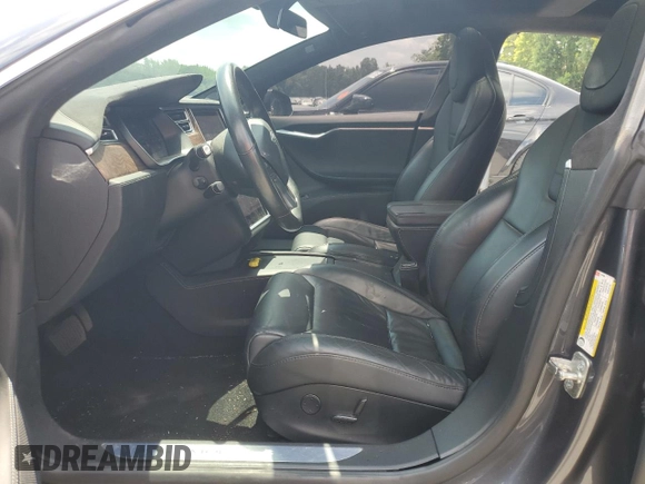 2017 Tesla Model S 100D with VIN 5YJSA1E24HF191280, listed as a Copart auction lot 62598095 with 57,262 mi miles and Clean title. Bid and sale history available at DreamBid. Image 7.