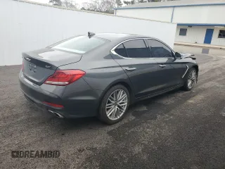 2020 Genesis G70 2.0T with VIN KMTG64LA7LU050255, listed as a Copart auction lot 42339465 with 53,377 mi miles and Clean title. Bid and sale history available at DreamBid. Image 3.