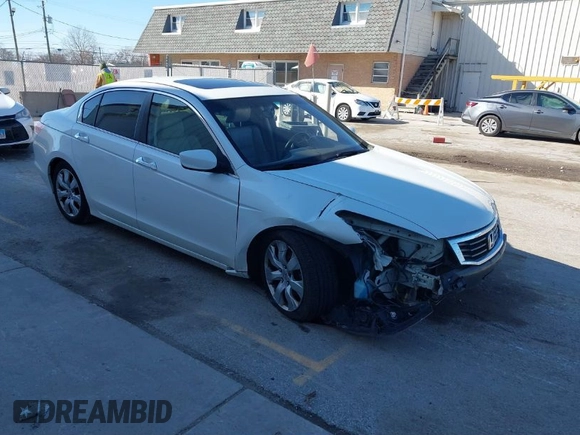 2010 Honda Accord Sdn EX-L with VIN 1HGCP3F86AA021164, listed as a IAAI auction lot 41822895 with 152,885 mi miles. Bid and sale history available at carsss.com. Image 1.