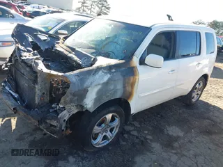 2012 Honda Pilot EX with VIN 5FNYF4H48CB067449, listed as a IAAI auction lot 41139600 with Not Provided miles. Bid and sale history available at carsss.com. Image 2.