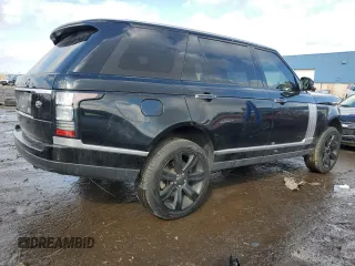 2014 Land Rover Range Rover with VIN SALGW3TF9EA168843, listed as a Copart auction lot 47099805 with 47,217 mi miles and Clean title. Bid and sale history available at DreamBid. Image 3.