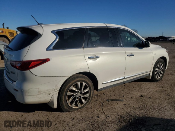 2014 Infiniti QX60 with VIN 5N1AL0MM3EC546530, listed as a Copart auction lot 47818965 with 141,099 mi miles and Salvage title. Bid and sale history available at DreamBid. Image 3.