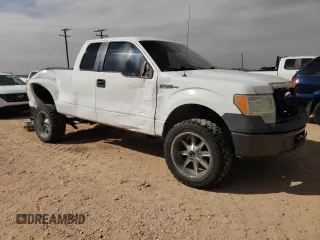 2010 Ford F-150 XL with VIN 1FTFX1CV2AFB26894, listed as a Copart auction lot 45050105 with 211,770 mi miles and Salvage Title. Bid and sale history available at carsss.com. Image 4.