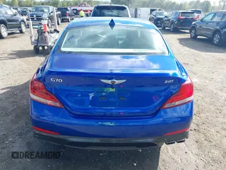 2019 Genesis G70 2.0T Advanced with VIN KMTG34LA1KU021793, listed as a IAAI auction lot 40461168 with 41,903 mi miles. Bid and sale history available at carsss.com. Image 16.
