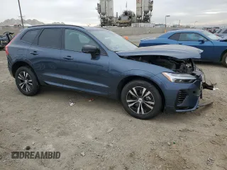 2024 Volvo XC60 Recharge Plug-In Hybrid Core Dark Theme with VIN YV4H60DK3R1776379, listed as a Copart auction lot 86554544 with 0 mi miles and Salvage Title. Bid and sale history available at carsss.com. Image 4.