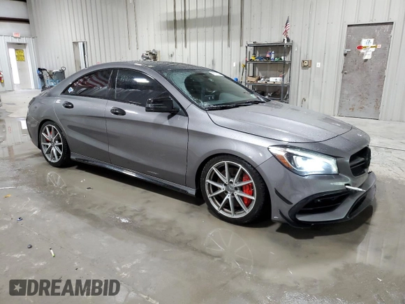 2018 Mercedes-Benz CLA with VIN WDDSJ5CB1JN502803, listed as a Copart auction lot 41373114 with 105,977 mi miles. Bid and sale history available at carsss.com. Image 4.