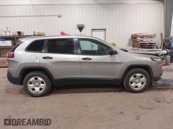 2015 Jeep Cherokee Sport with VIN 1C4PJMAB8FW594202, listed as a IAAI auction lot 40920153 with 235,933 mi miles. Bid and sale history available at carsss.com. Image 13.