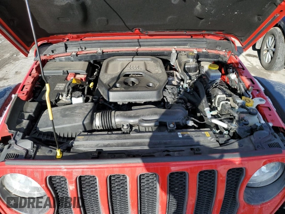 2022 Jeep Wrangler Unlimited Rubicon z VIN 1C4HJXFN1NW134502, wystawiony jako Copart lot #84514584 z przebiegiem 39 900 mil mil oraz Szkoda całkowita • Salvage title. Historia ofert i sprzedaży dostępna na DreamBid. Obrazek 14.