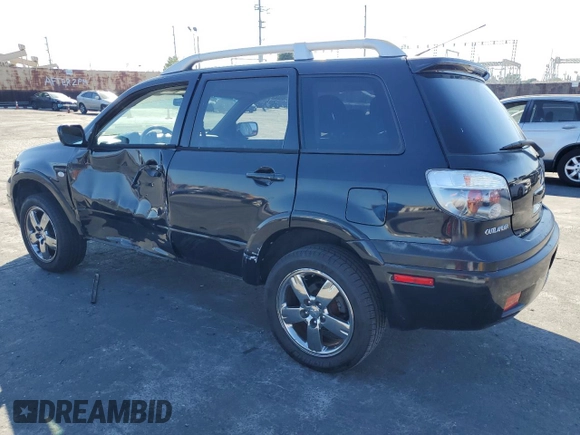 2006 Mitsubishi Outlander SE with VIN JA4LX41F06U016181, listed as a Copart auction lot 75138614 with 148,211 mi miles and Salvage Title. Bid and sale history available at carsss.com. Image 2.