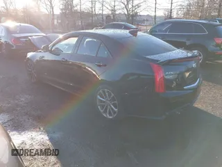 2017 Cadillac ATS-V with VIN 1G6AN5RY5H0118796, listed as a IAAI auction lot 41148690 with 101,736 mi miles. Bid and sale history available at carsss.com. Image 3.