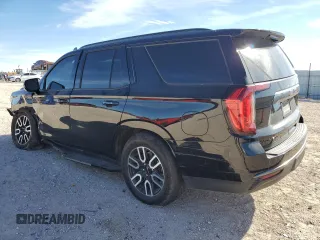 2023 GMC Yukon AT4 with VIN 1GKS2CKD3PR104271, listed as a Copart auction lot 86641834 with 25,636 mi miles and Salvage Title. Bid and sale history available at carsss.com. Image 2.