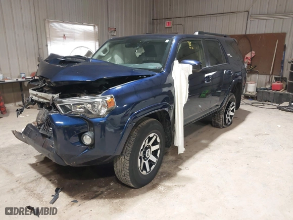 2019 Toyota 4Runner SR5 with VIN JTEBU5JR7K5617372, listed as a IAAI auction lot 41866928 with 52,088 mi miles. Bid and sale history available at carsss.com. Image 17.