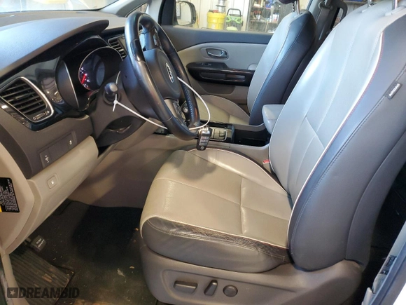 2015 Kia Sedona EX with VIN KNDMC5C17F6020987, listed as a Copart auction lot 49498105 with 142,865 mi miles and Clean Title. Bid and sale history available at carsss.com. Image 7.